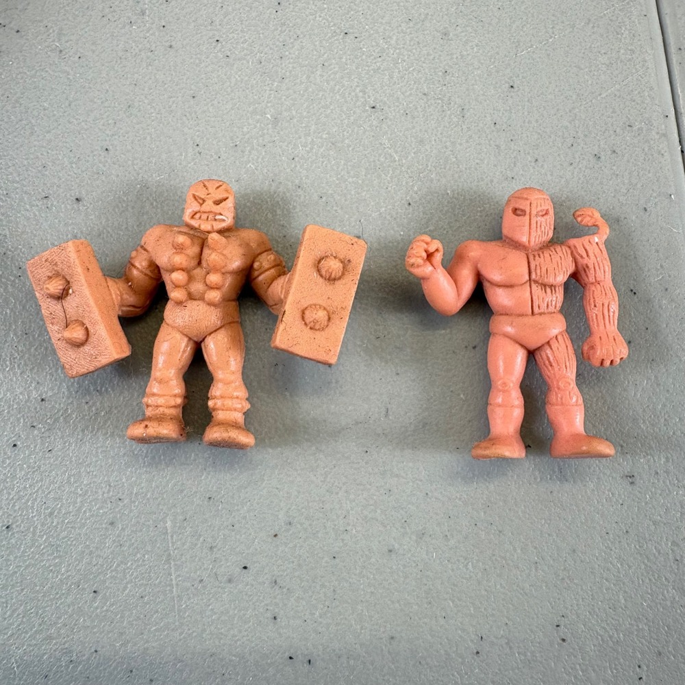 Vintage M.U.S.C.L.E. Men Kinnikuman Wrestling Figure Lot Junkman Mini Figs